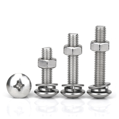 Phillips Countersunk Head Screw With Washer Nut